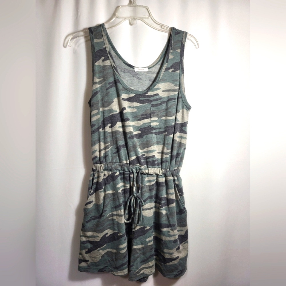 Cherish army camo casual romper   women's M  #1726